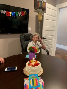 Happy 99th Birthday Mrs. Bell!